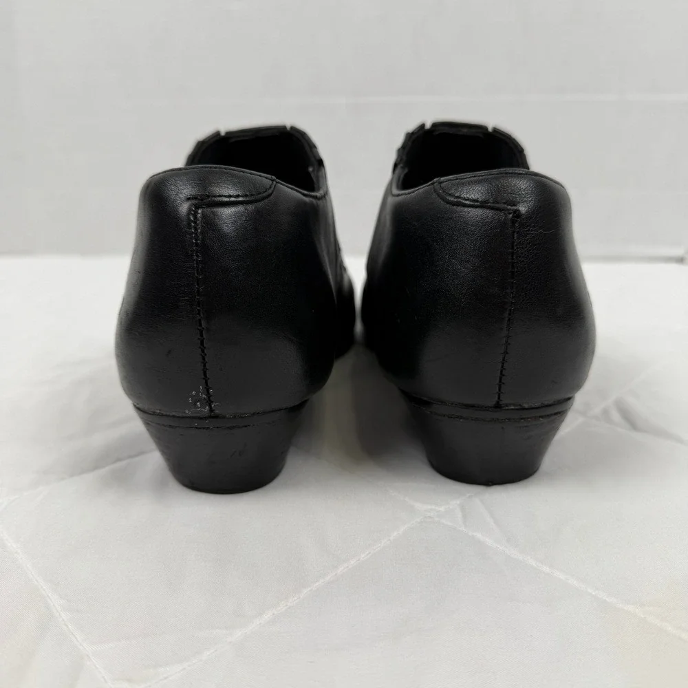 Durango Western Leather Ankle Booties 9 Black Pointed Toe Embroidered